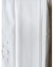 Completo lenzuola culla lettino ricamato a mano Elite pour le Bebè 85172