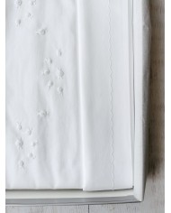 Completo lenzuola culla lettino ricamato a mano Elite pour le Bebè 85172