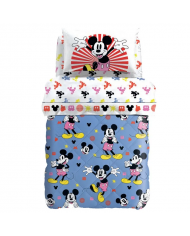 Trapunta invernale singola Mickey Fantasy Garden Caleffi puro cotone