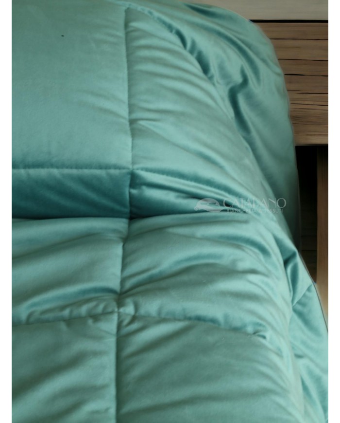 Trapunta matrimoniale in velluto Cloe Home