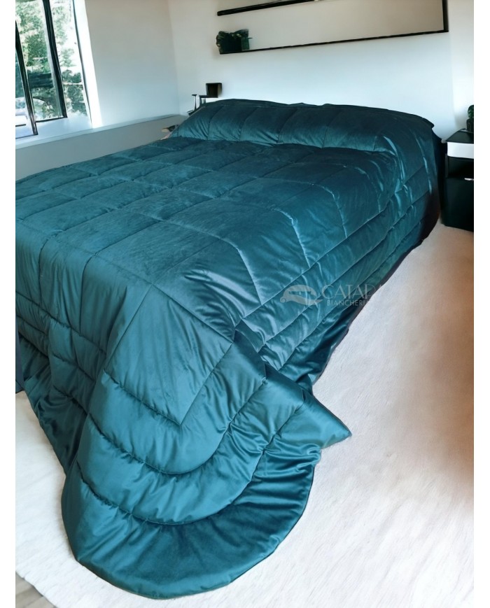 Trapunta matrimoniale in velluto Cloe Home