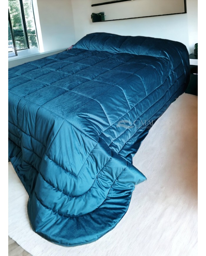 Trapunta matrimoniale in velluto Cloe Home