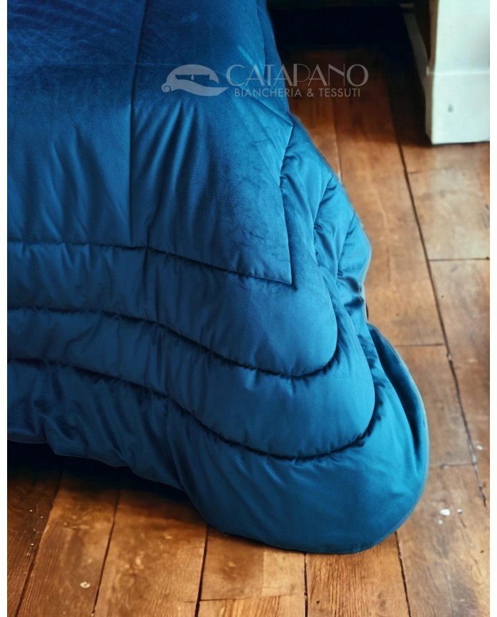 Trapunta matrimoniale in velluto Cloe Home