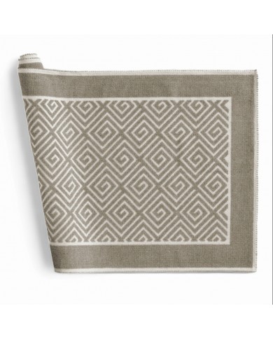 Tappeto modello sardo in cotone Labirint 60x105