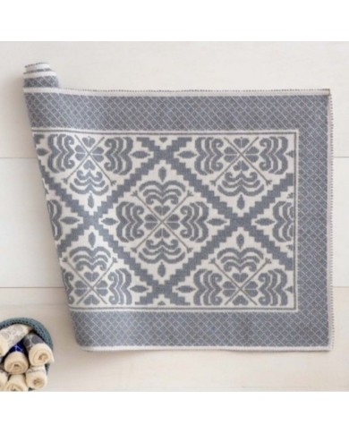 Tappeto modello sardo in cotone Giglio 50x80