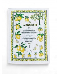 Set 3 strofinacci asciugapiatti in cotone Limone Limoncello