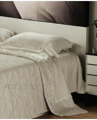 Copriletto matrimoniale jacquard Goccia David Home