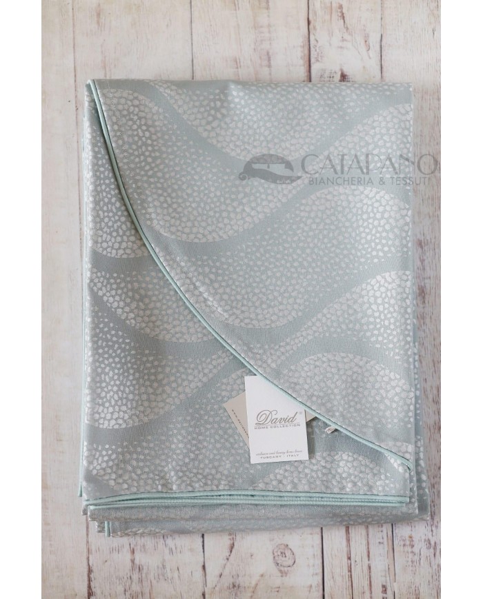 Copriletto matrimoniale jacquard Goccia David Home