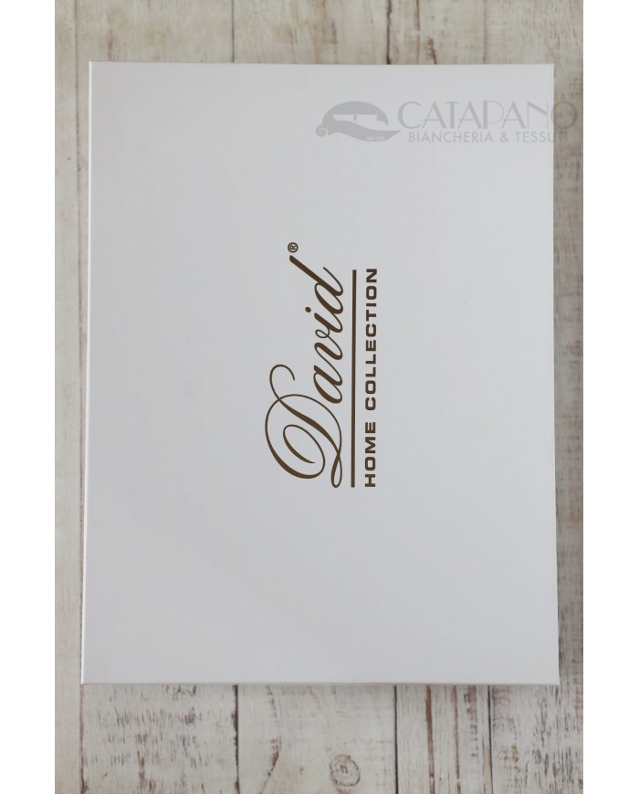 Copriletto matrimoniale jacquard Goccia David Home