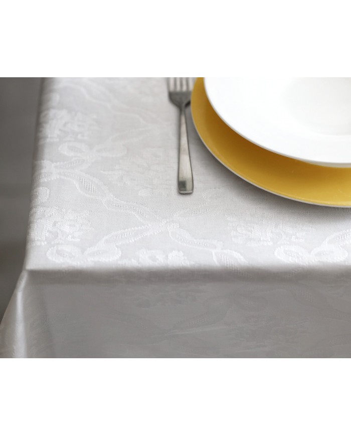 Tovaglia in fiandra di puro cotone Melangio 150x250