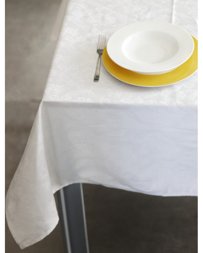 Tovaglia in fiandra di puro cotone Melangio 150x250