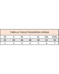 Camicia da notte donna 100% cotone Semplice Vanità - Fida Lingerie 2534