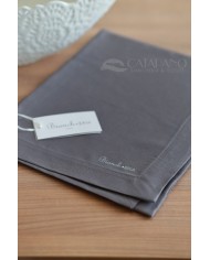 Runner in puro cotone panama tinta unita Bianch-Eria