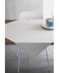 Centro in puro cotone panama tinta unita Bianch-Eria