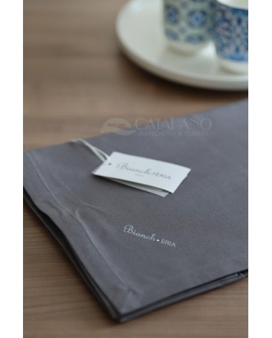 Centro in puro cotone panama tinta unita Bianch-Eria