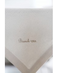 Centro in puro cotone panama tinta unita Bianch-Eria