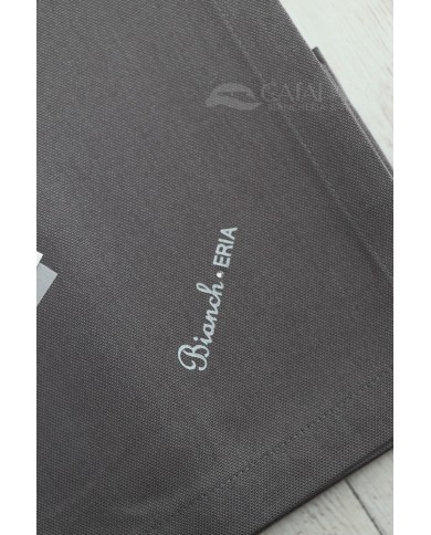 Centro in puro cotone panama tinta unita Bianch-Eria