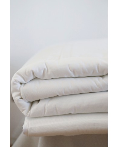 Trapunta invernale piumone con paracolpi ricamato a mano Elite