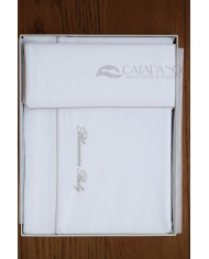 Completo lenzuola per culla lettino Blumarine Baby Blu