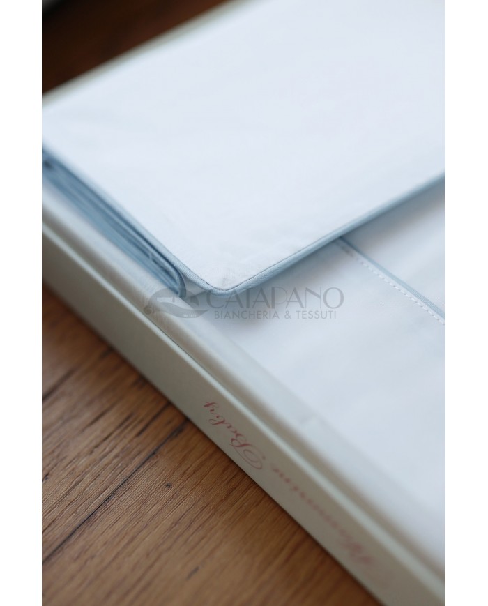 Completo lenzuola per culla lettino Blumarine Baby Blu