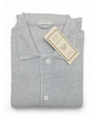 Pigiama uomo classico in flanella di puro cotone Pier Mori's art 01519