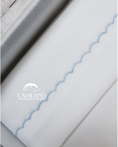 Completo lenzuola culla lettino ricamato a mano Elite pour le Bebè 85243