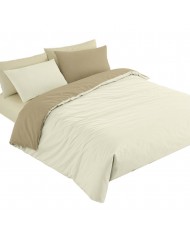 Parure copripiumino matrimoniale double face Bassetti