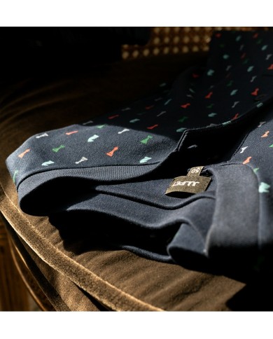 Pigiama uomo serafino in caldo cotone Julipet mod. Ambra