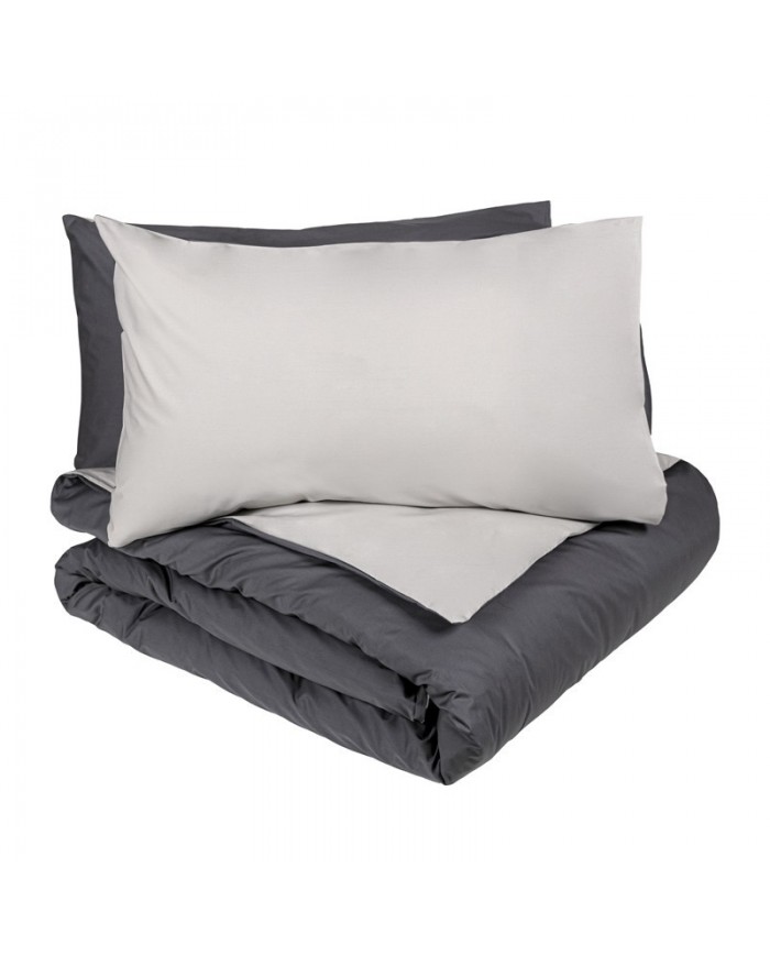 Parure copripiumino matrimoniale bicolor Dialogo di Fazzini