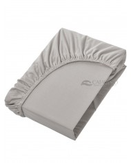 Lenzuolo sotto con angoli in jersey di cotone no stiro