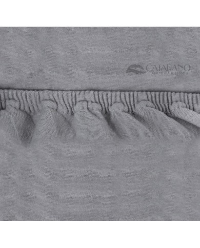 Lenzuolo sotto con angoli in jersey di cotone no stiro