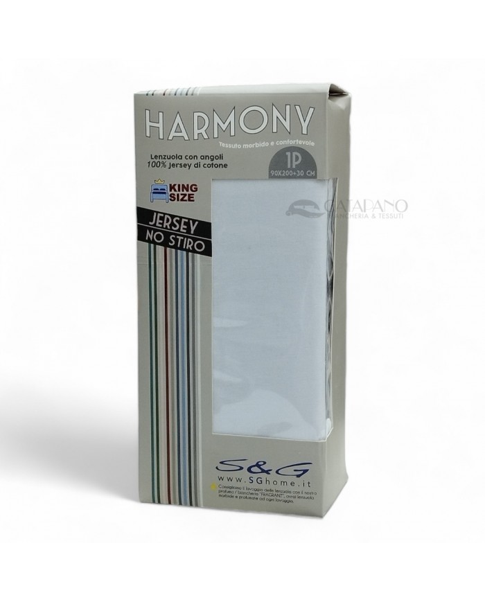 Lenzuolo sotto con angoli in jersey di cotone no stiro