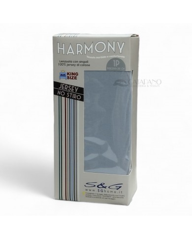 Lenzuolo sotto con angoli in jersey di cotone no stiro