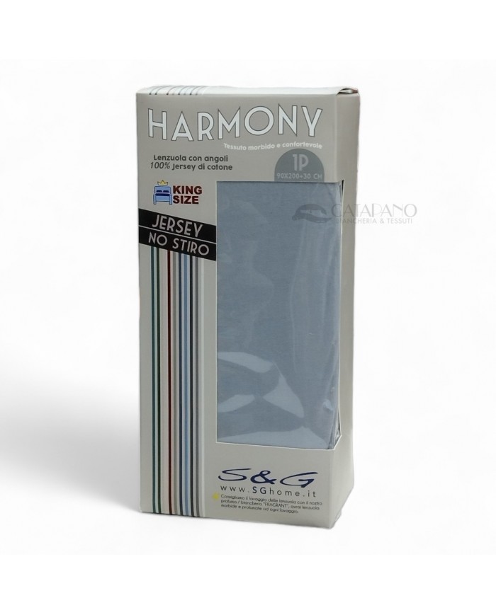 Lenzuolo sotto con angoli in jersey di cotone no stiro