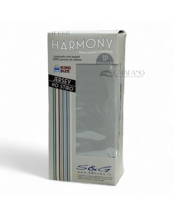 Lenzuolo sotto con angoli in jersey di cotone no stiro