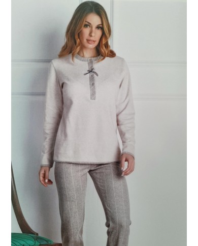 Pigiama invernale donna in punto milano Ohana 21732