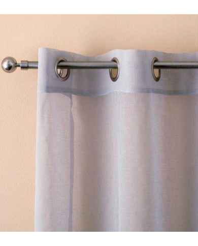 Pannello Tenda con borchie tinta unita Lena Linea Oro Grigio