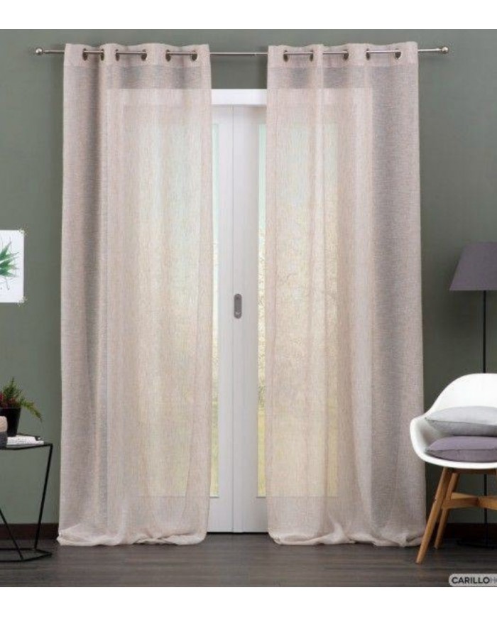 Pannello Tenda con borchie tinta unita New Cambogia Linea Oro