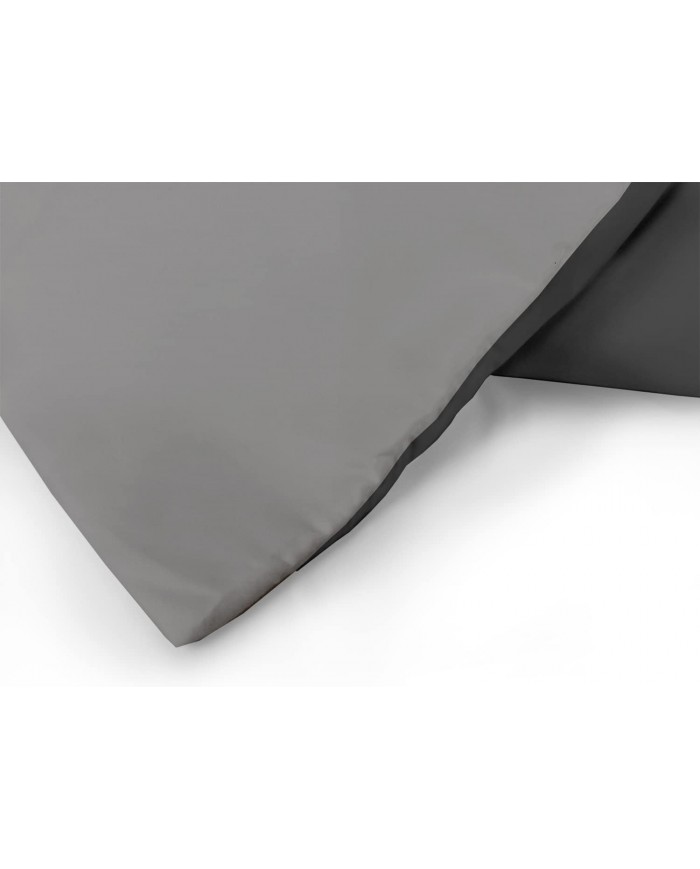 Parure copripiumino letto singolo double face bicolor Plain
