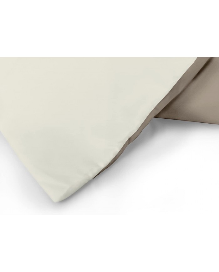 Parure copripiumino letto singolo double face bicolor Plain