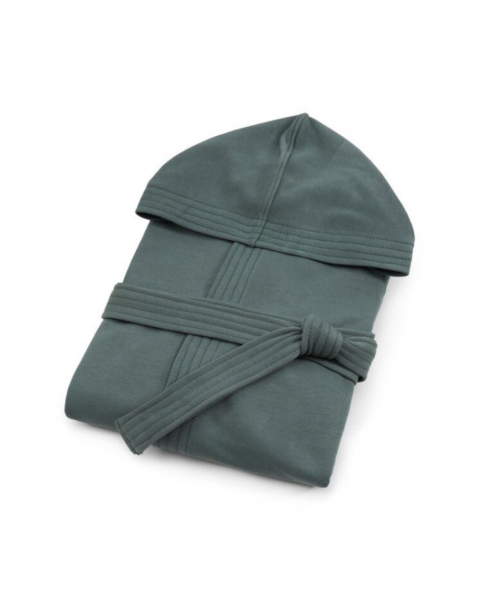 Accappatoio compatto da viaggio in jersey di cotone Bassetti