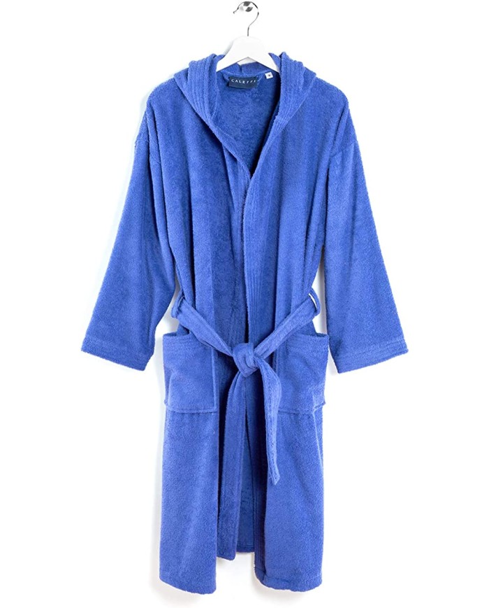 Accappatoio bambino in cotone con cappuccio Minorca Caleffi