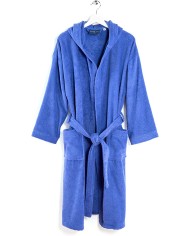 Accappatoio bambino in cotone con cappuccio Minorca Caleffi