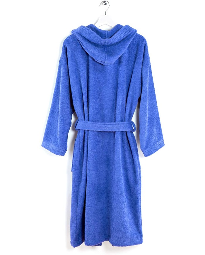 Accappatoio bambino in cotone con cappuccio Minorca Caleffi