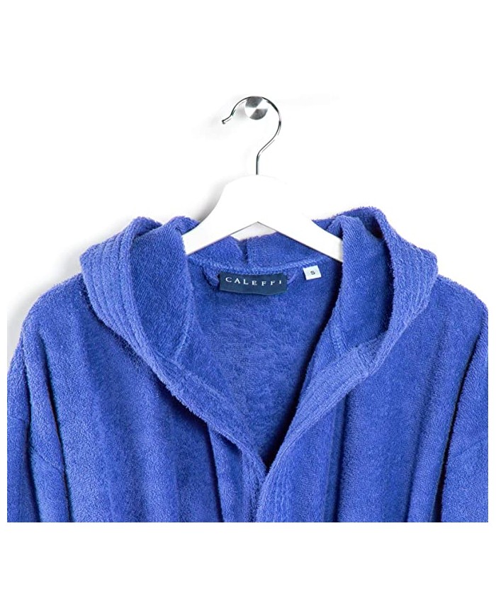 Accappatoio bambino in cotone con cappuccio Minorca Caleffi