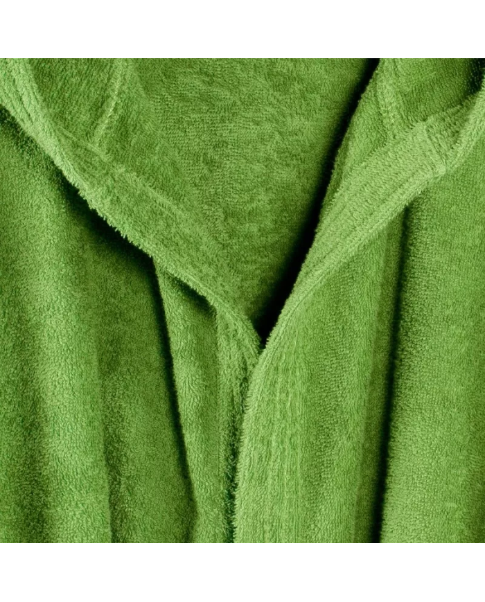 Accappatoio bambino in cotone con cappuccio Minorca Caleffi