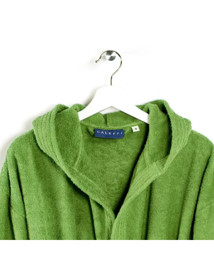 Accappatoio bambino in cotone con cappuccio Minorca Caleffi