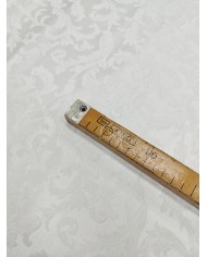 Tessuto RASO JACQUARD damascato bianco altezza 335