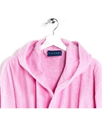 Accappatoio bambino in cotone con cappuccio Minorca Caleffi