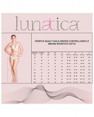 Camicia da notte aperta avanti 100% cotone Lunatica 41153